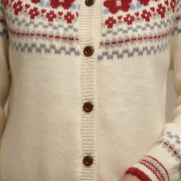 Cardigan Donna | Motivo Norvegese e Vestibilità Regolare 3