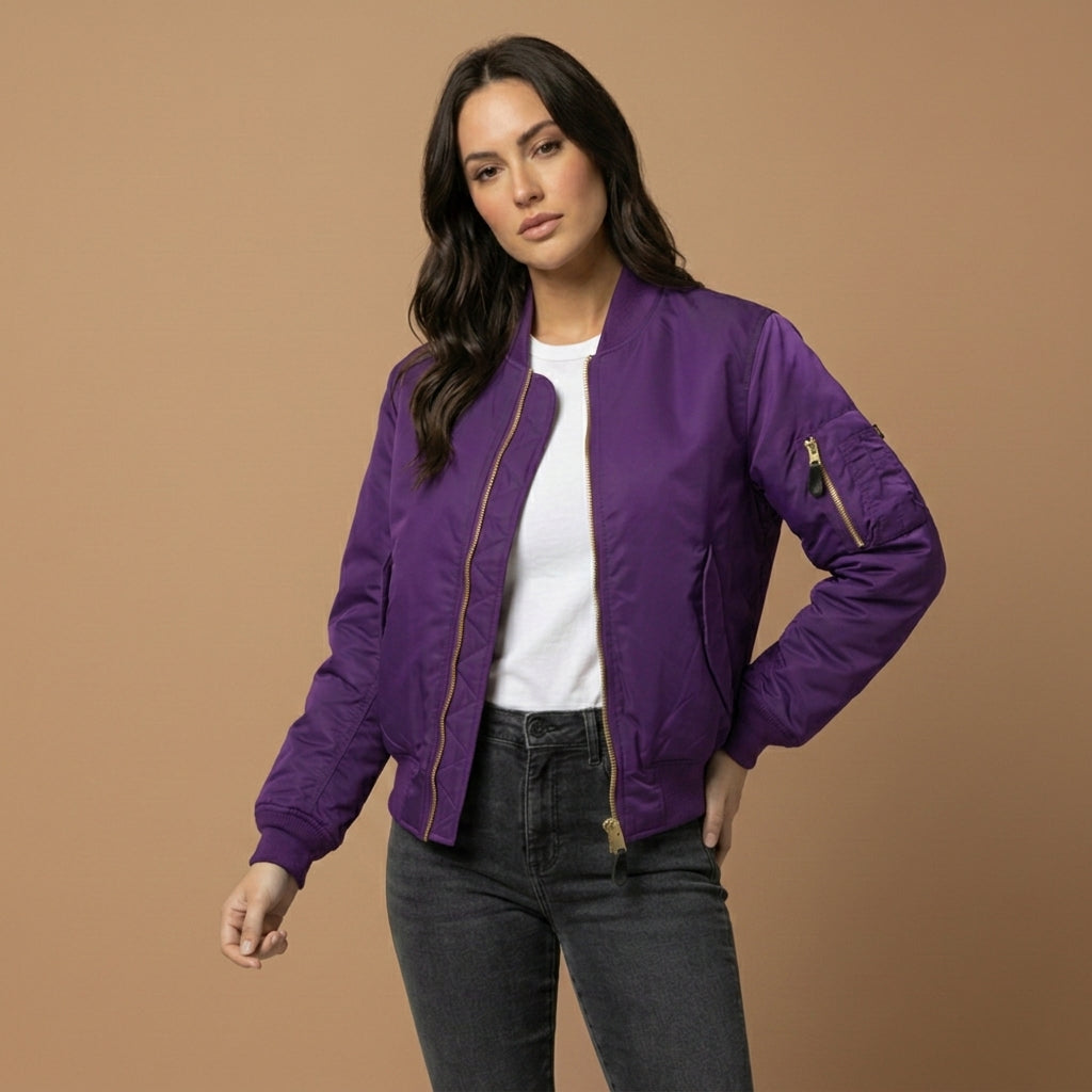 Bomber Donna | Vestibilità Aderente e Zip Pratica 6