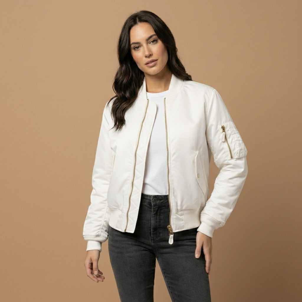 Bomber Donna | Vestibilità Aderente e Zip Pratica 4