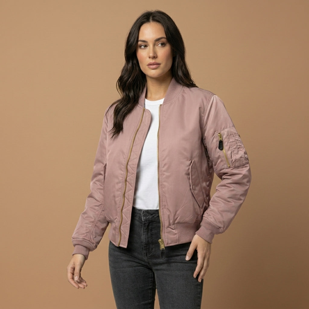 Bomber Donna | Vestibilità Aderente e Zip Pratica 5