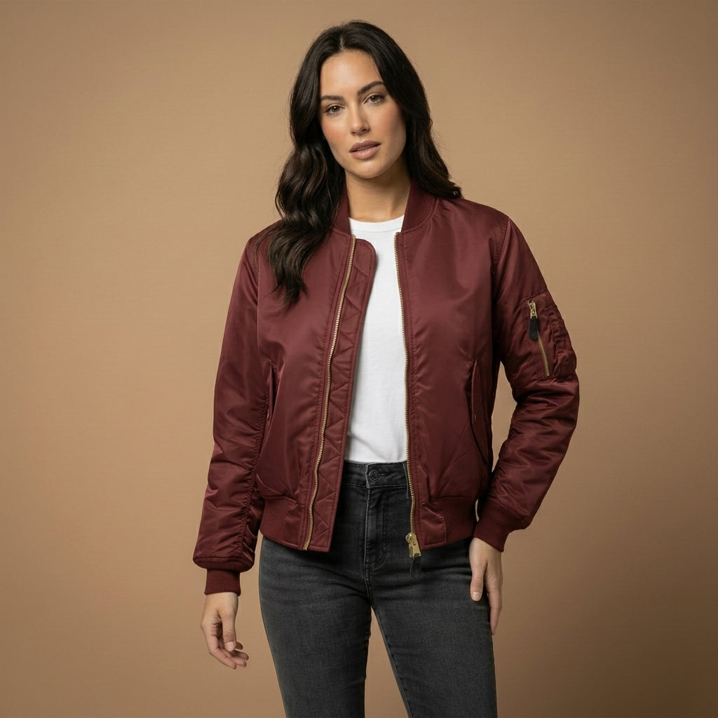 Bomber Donna | Vestibilità Aderente e Zip Pratica 8