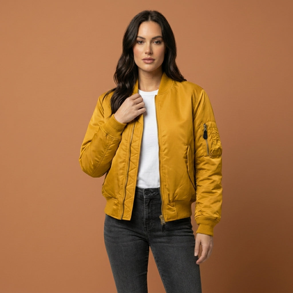 Bomber Donna | Vestibilità Aderente e Zip Pratica 7