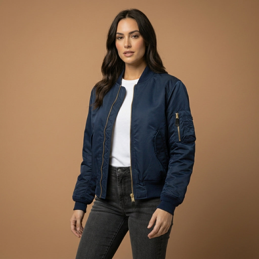 Bomber Donna | Vestibilità Aderente e Zip Pratica 9