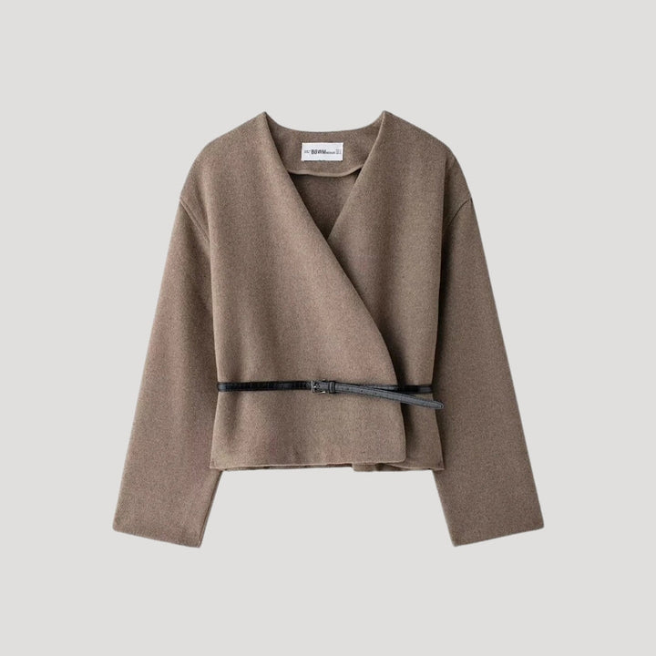 Ella | Women’s Spring Belted Wrap Jacket Top Caliboot
