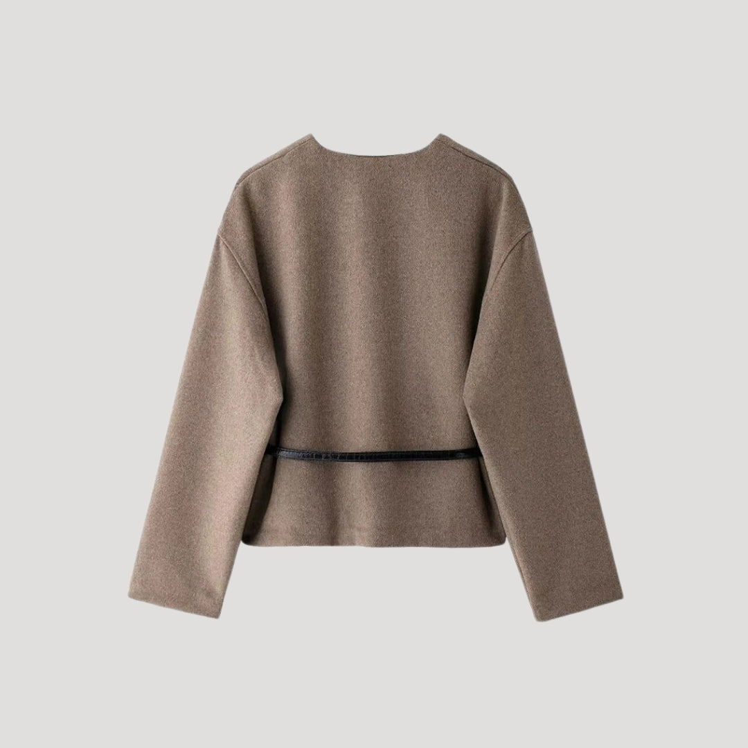 Ella | Women’s Spring Belted Wrap Jacket Top Caliboot