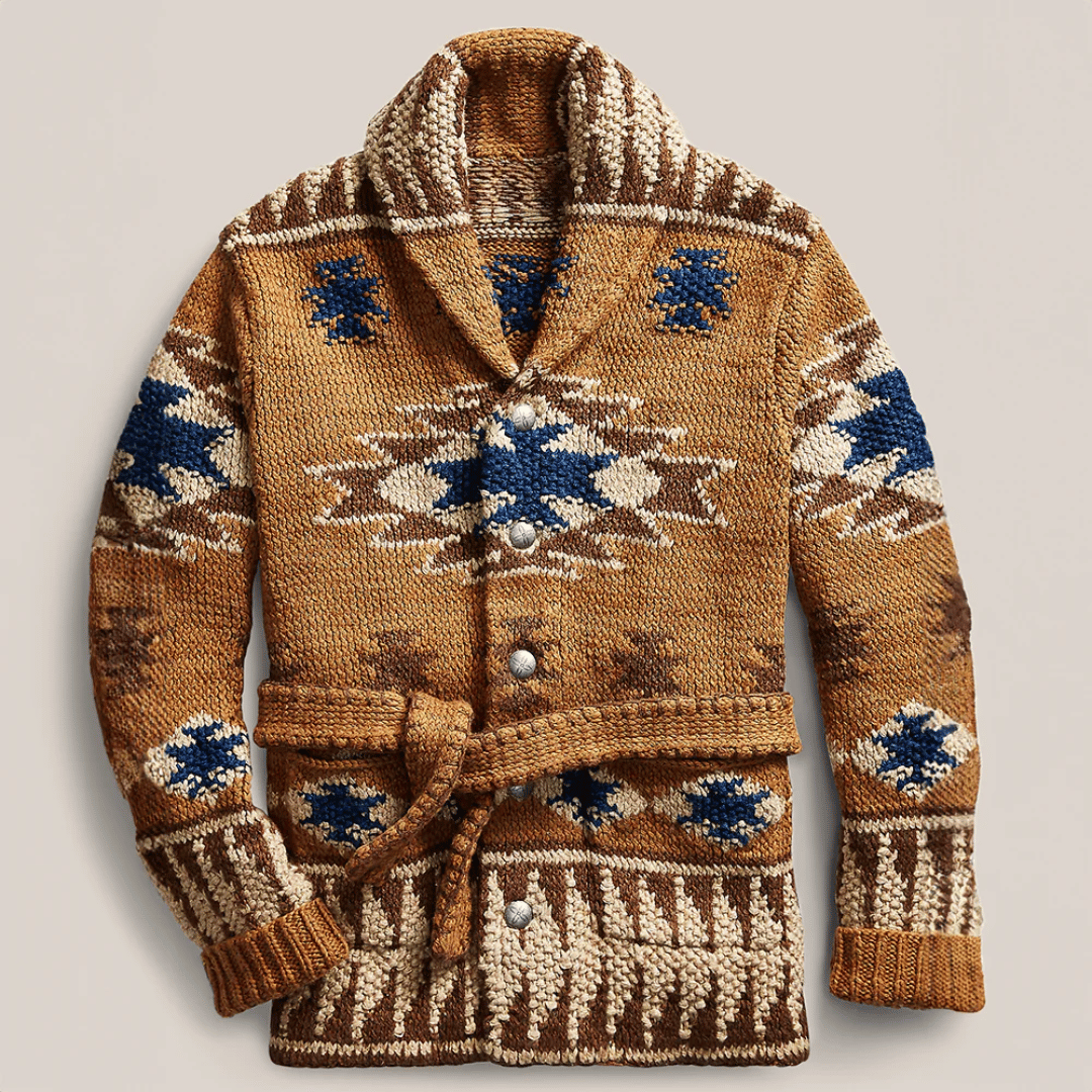 Cardigan Uomo | Motivo Jacquard e Stile Classico 1