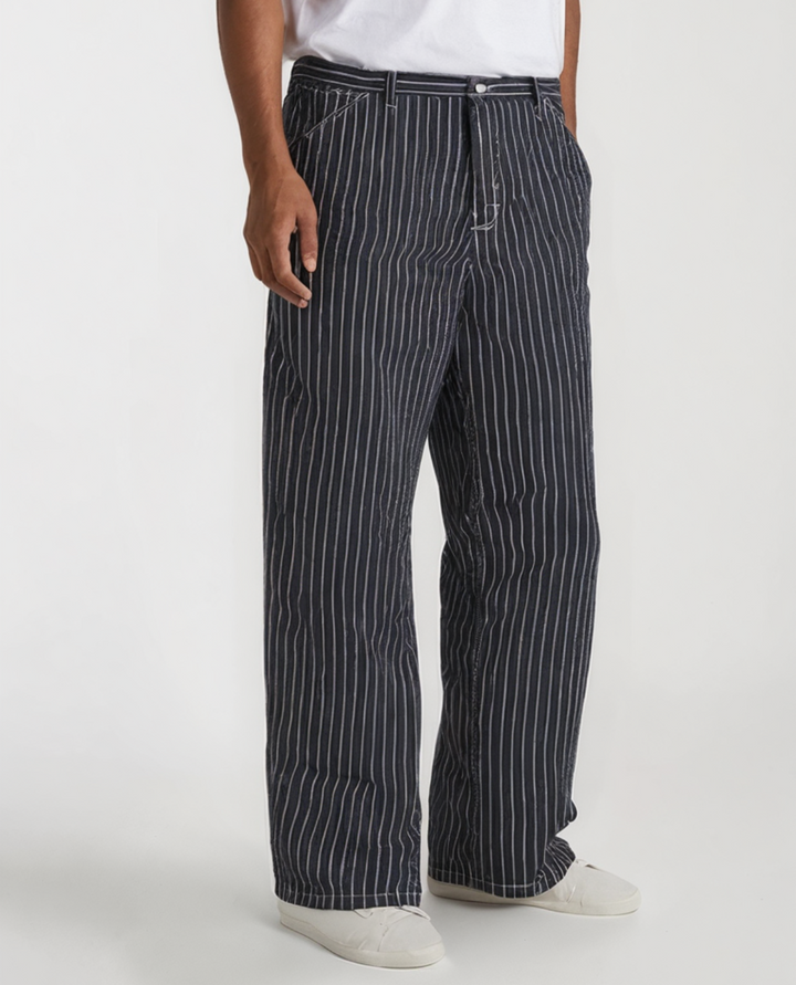Pantaloni a Righe Donna | Vestibilità Ampia e Comfort 3