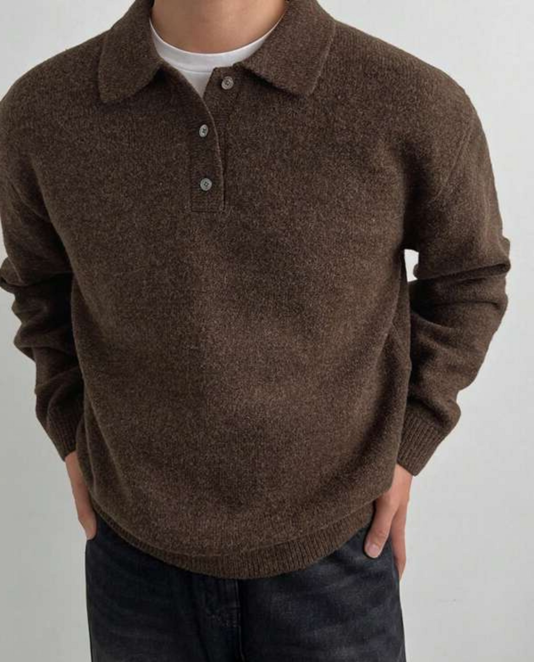 Maglione Polo Uomo | Caldo e Versatile 11