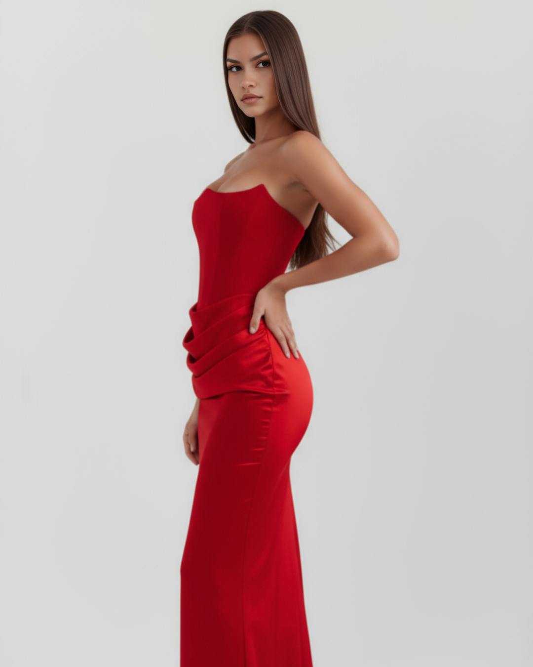 Abito Lungo Donna | Corsetto Senza Spalline 3