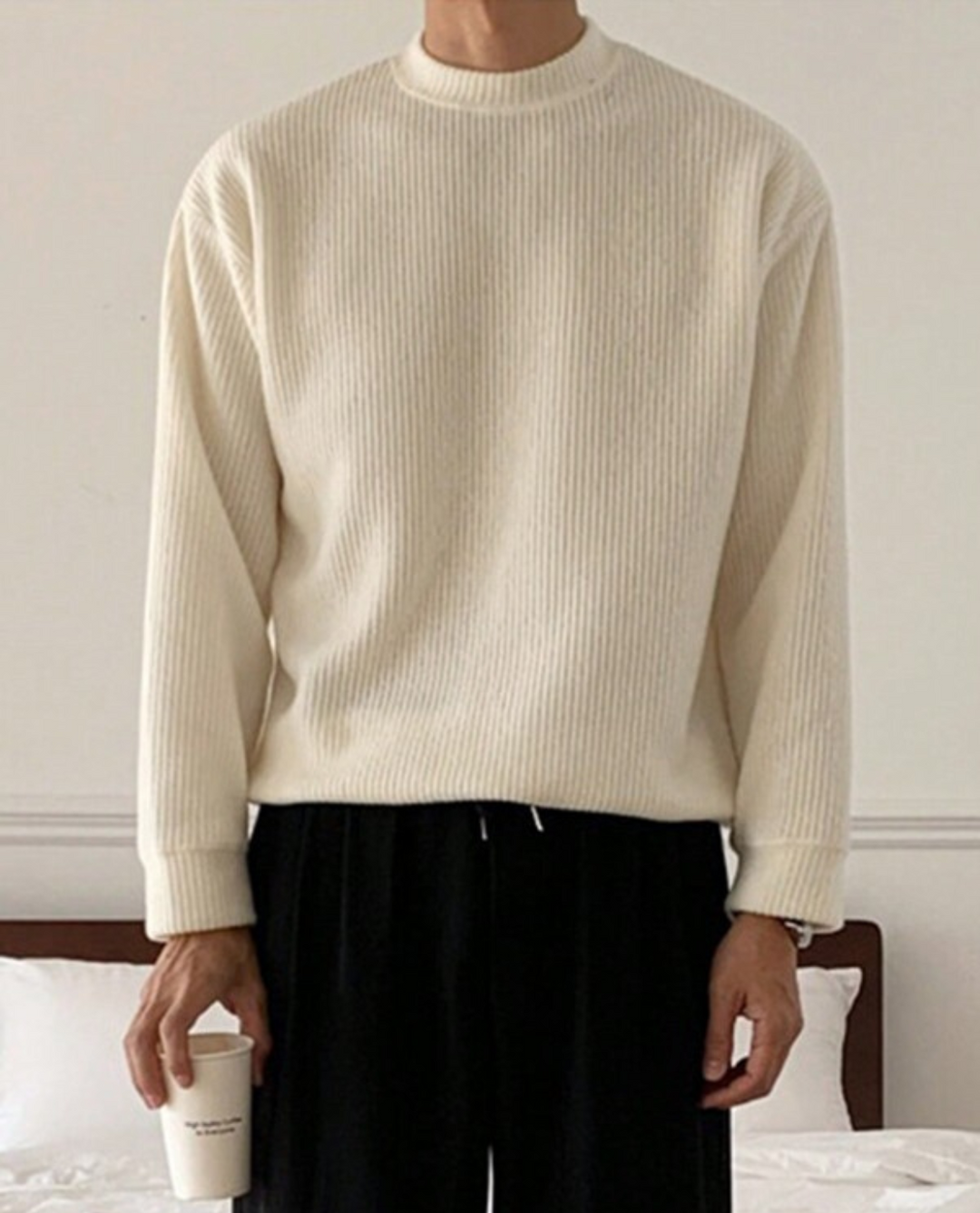 Maglione a Coste Uomo | Morbido e Versatile 3