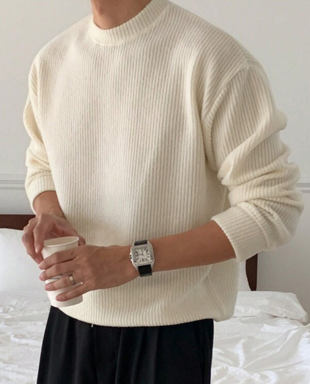 Maglione a Coste Uomo | Morbido e Versatile 6