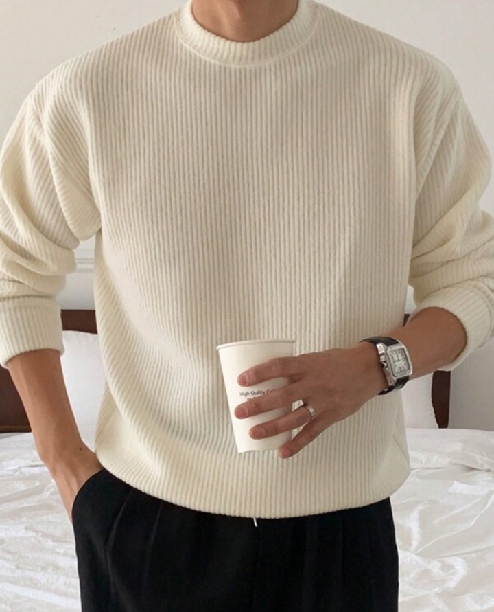 Maglione a Coste Uomo | Morbido e Versatile 7