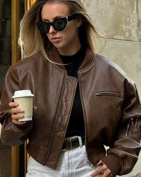 Bomber Corto Donna | Stile Urbano e Versatile 2