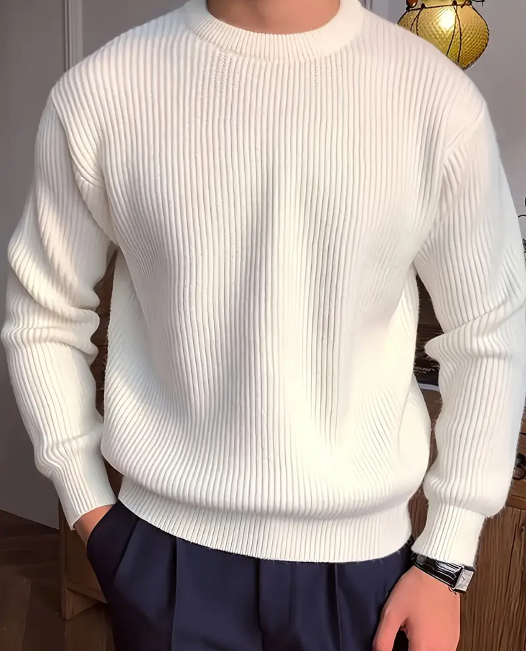 Maglione a Coste Uomo | Vestibilità Strutturata 2