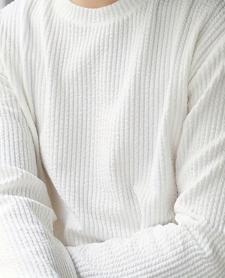 Maglione a Coste Uomo | Vestibilità Strutturata 3