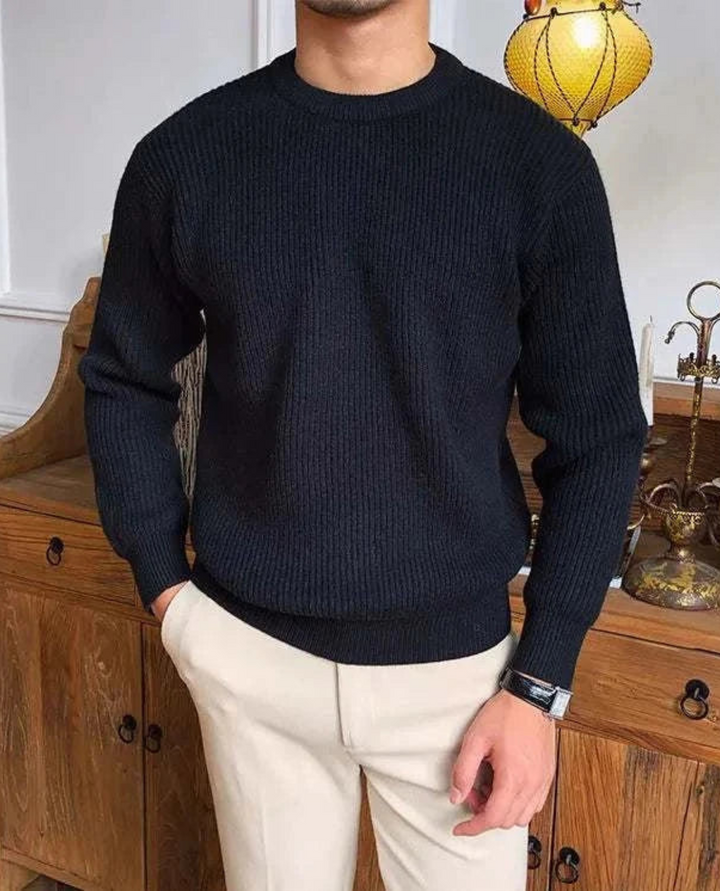 Maglione a Coste Uomo | Vestibilità Strutturata 6