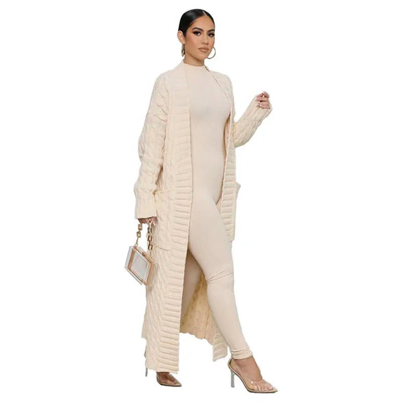 Cardigan Lungo Donna | Con Tasche e Vestibilità Comfort 1