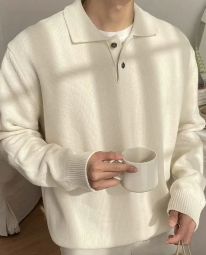 Maglione Polo Uomo | Comfort e Stile Senza Tempo 7
