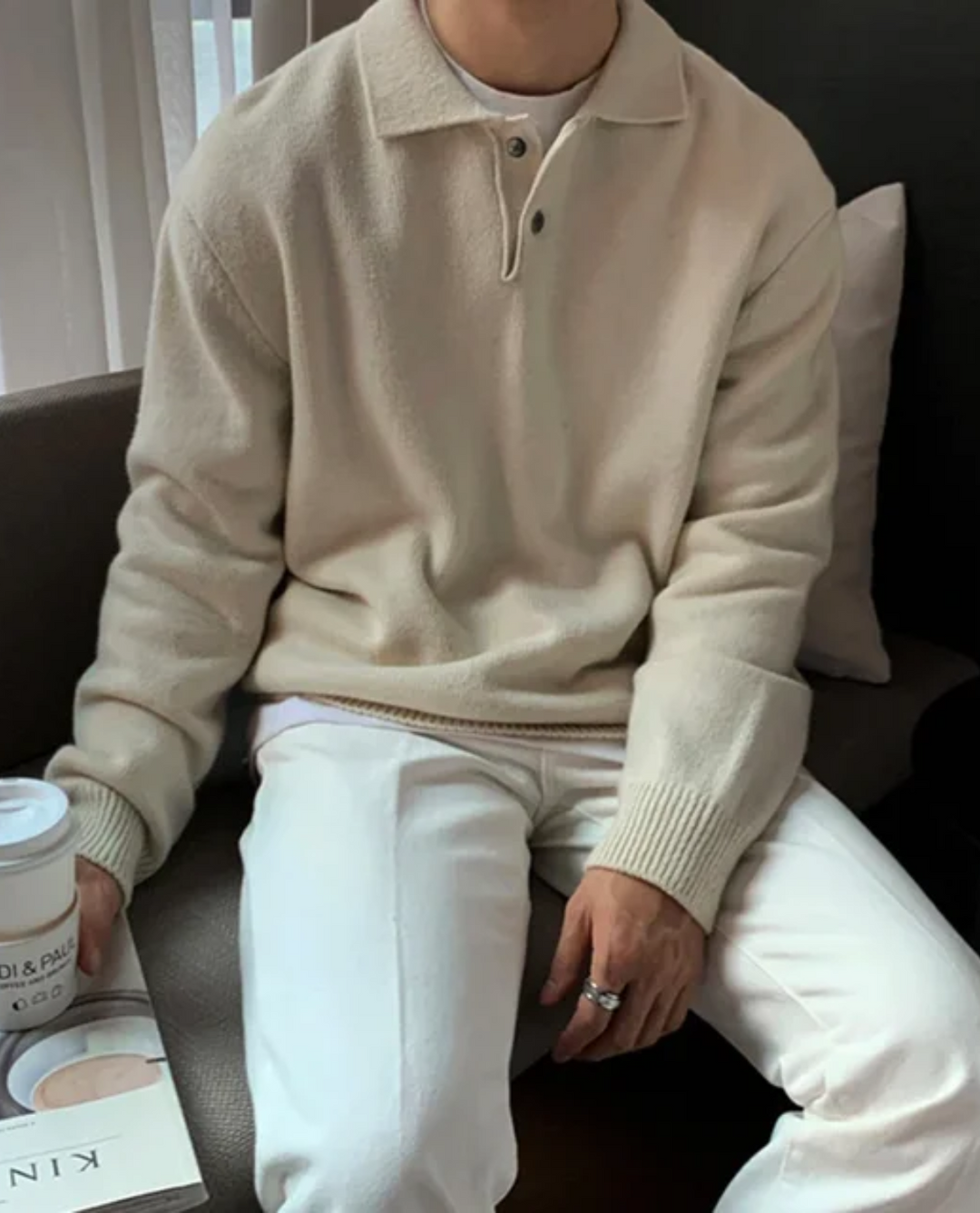 Maglione Polo Uomo | Comfort e Stile Senza Tempo 9