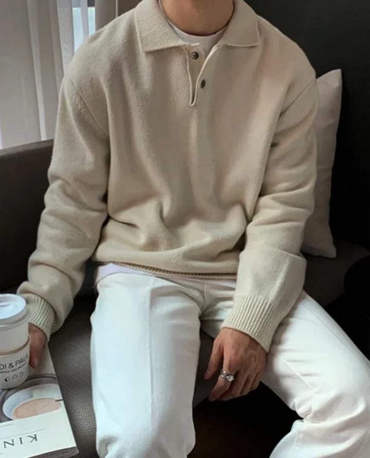 Maglione Polo Uomo | Comfort e Stile Senza Tempo 9