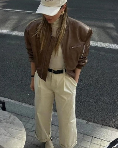 Bomber Corto Donna | Stile Urbano e Versatile 8