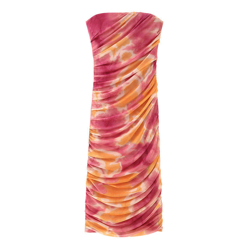 Abiti da donna Vestito midi floreale senza maniche 1