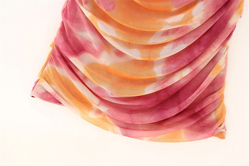 Abiti da donna Vestito midi floreale senza maniche 3