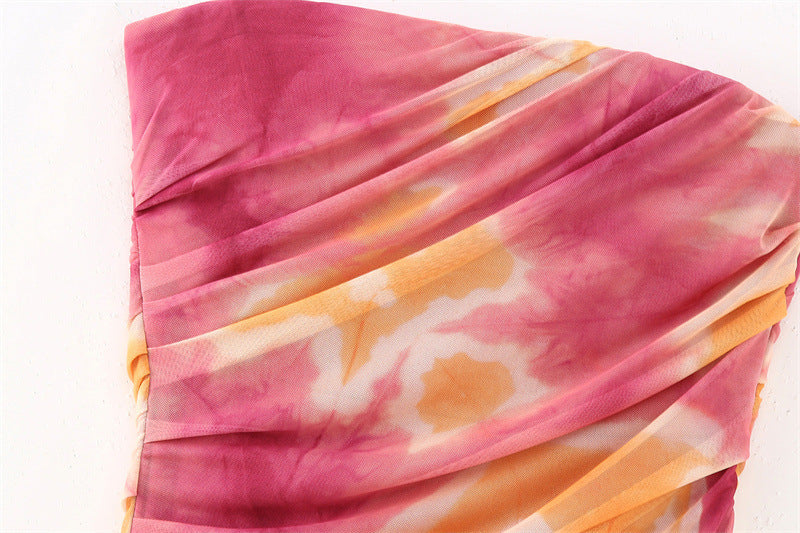Abiti da donna Vestito midi floreale senza maniche 4