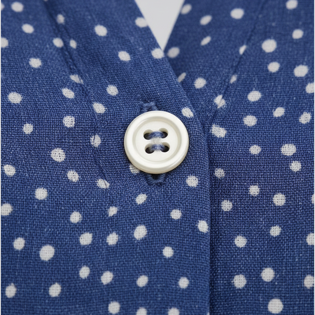 Abito Camicia Donna | Scollo a V & Vita Arricciata