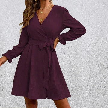 Abito Elegante Donna | Portafoglio & Vita Cinturata Senza Tempo