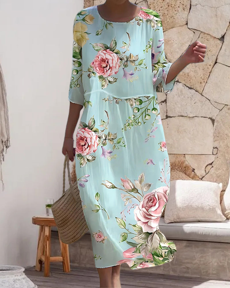 Mara - Abito Elegante con Fiori 1