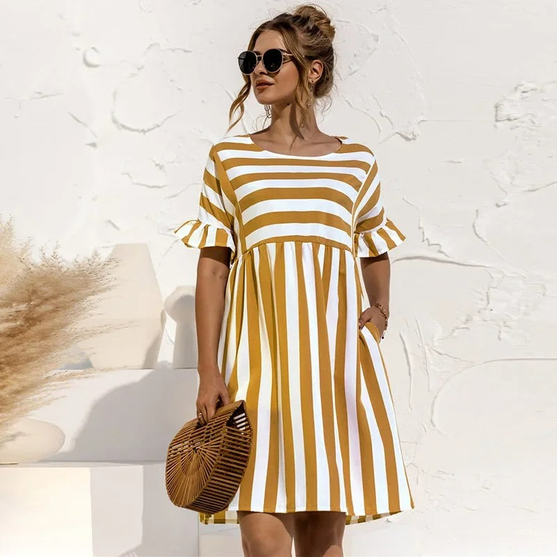 Abito Estivo Donna | Design a Righe & Stile Casual Chic