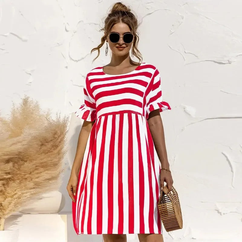 Abito Estivo Donna | Design a Righe & Stile Casual Chic