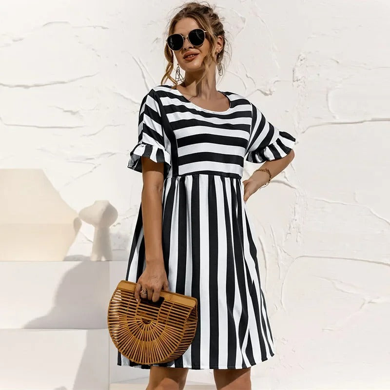 Abito Estivo Donna | Design a Righe & Stile Casual Chic