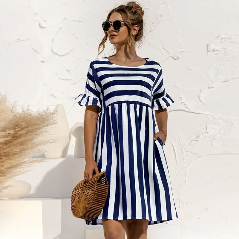 Abito Estivo Donna | Design a Righe & Stile Casual Chic