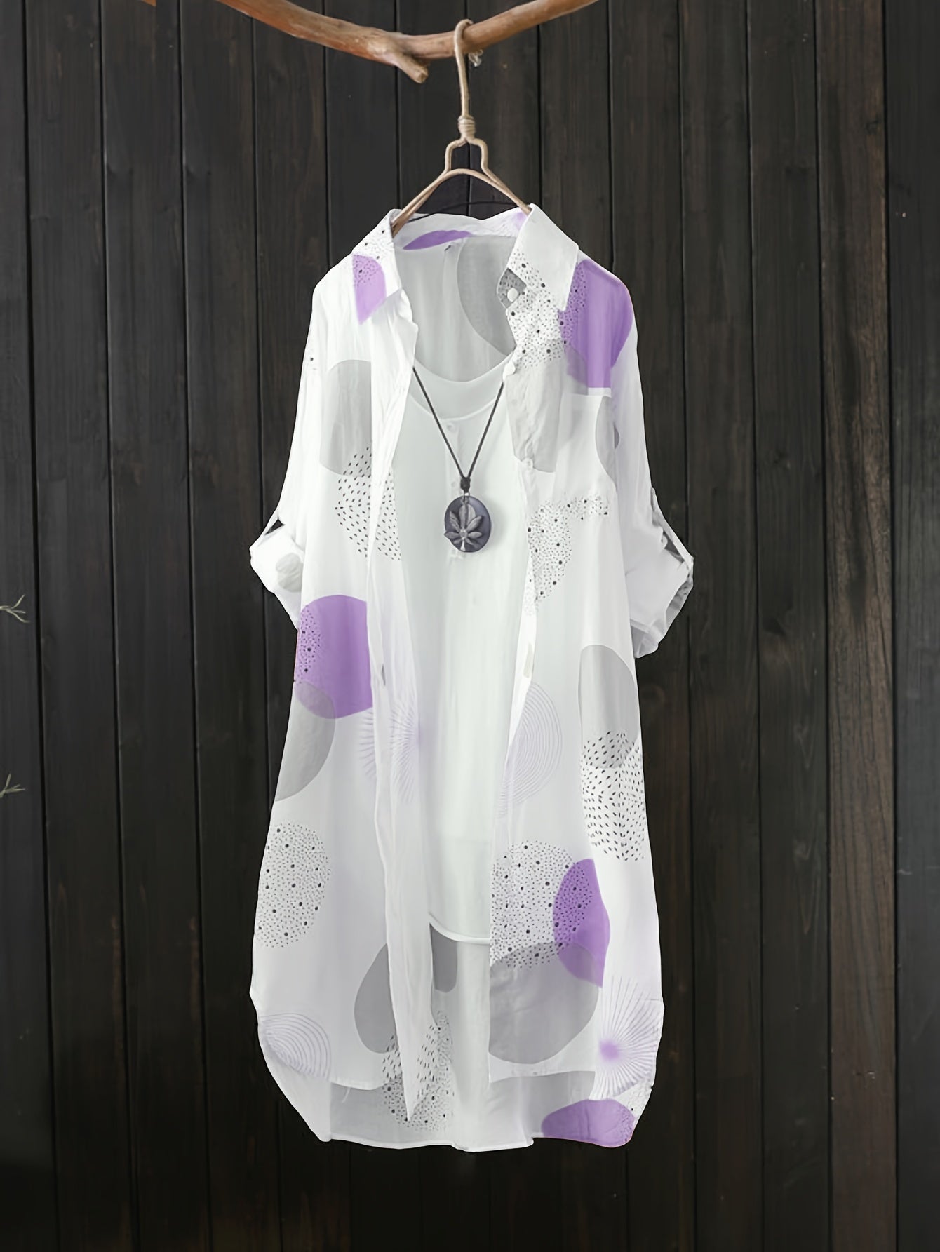 Abito Estivo Donna | Stampa Geometrica & Vestibilità Fluida