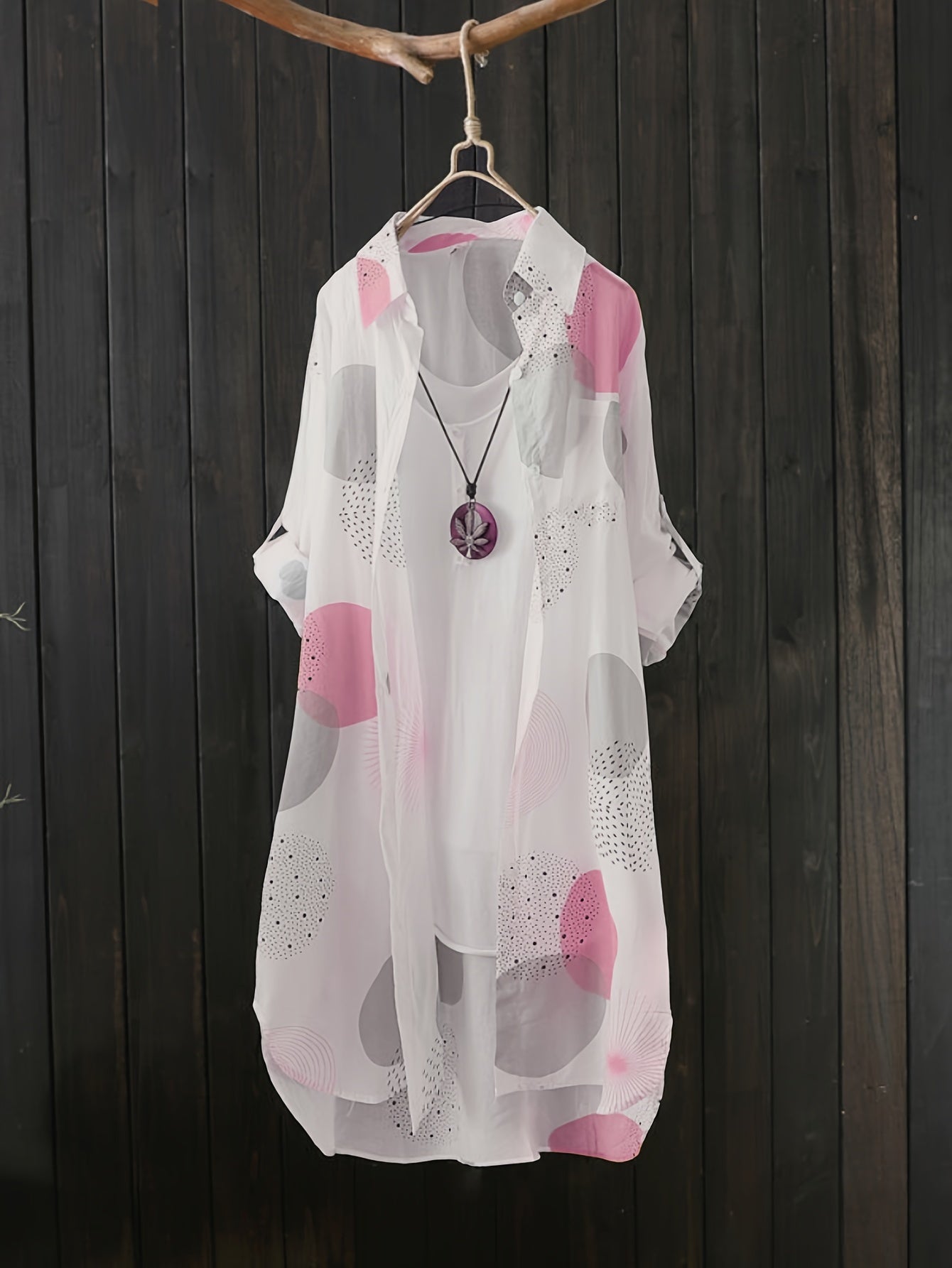 Abito Estivo Donna | Stampa Geometrica & Vestibilità Fluida