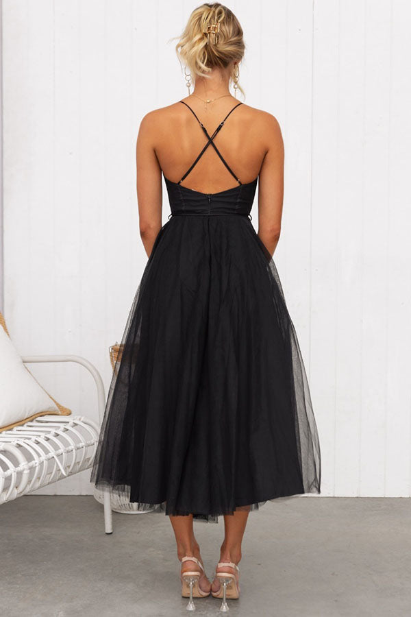 Abito Lungo Donna | Bustier & Gonna in Tulle da Cerimonia