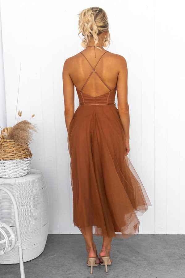 Abito Lungo Donna | Bustier & Gonna in Tulle da Cerimonia