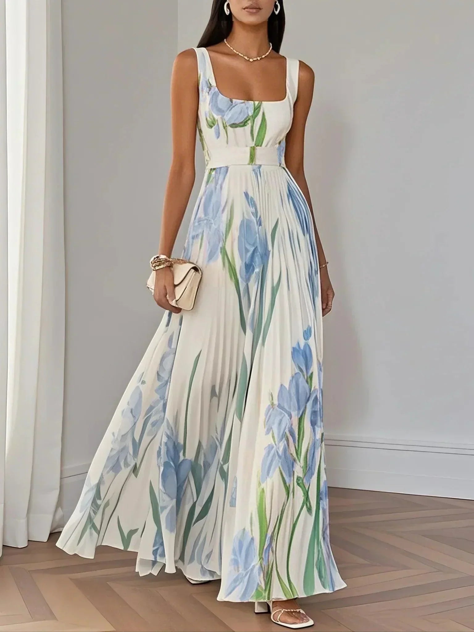 Abito Lungo Donna | Stampa Floreale & Elegante
