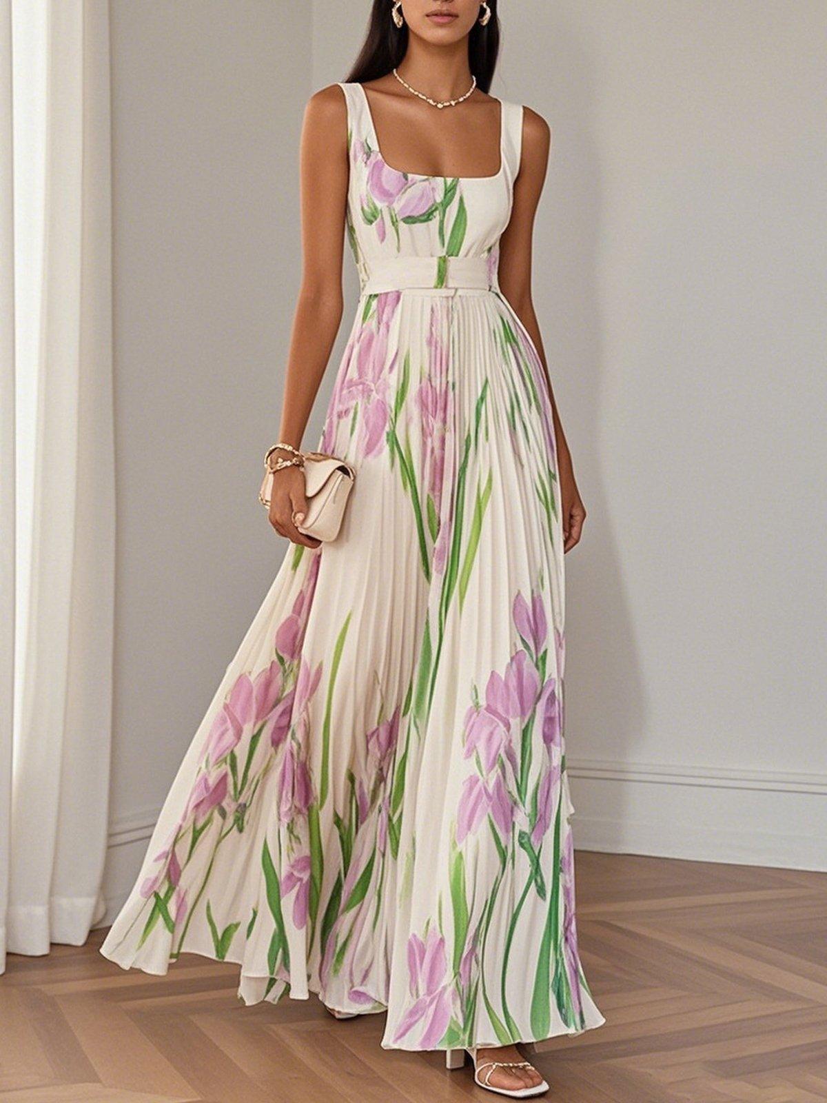 Abito Lungo Donna | Stampa Floreale & Elegante