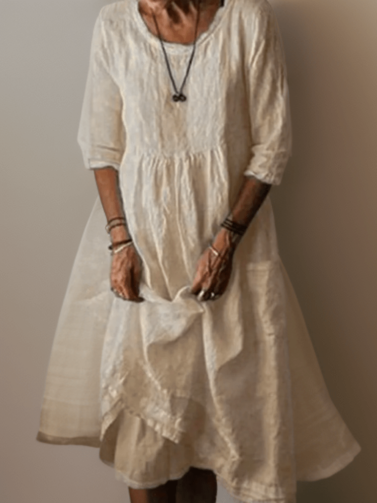 Abito Maxi Donna | Gonna Asimmetrica a Volant & Stile Bohémien