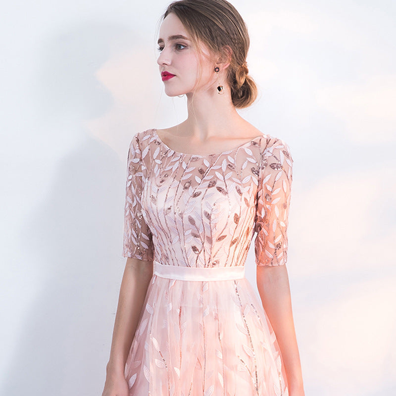 Abito Maxi Donna | Ricami Brillanti & Eleganza da Cerimonia