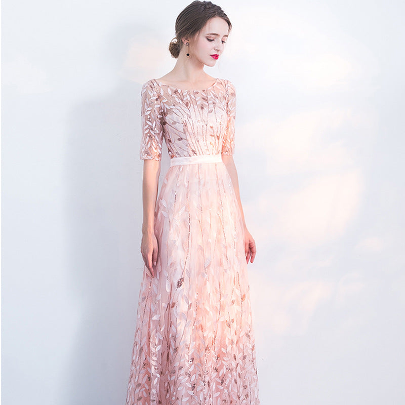 Abito Maxi Donna | Ricami Brillanti & Eleganza da Cerimonia