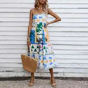 Abito Maxi Donna | Stampa Tropicale & Stile Estivo