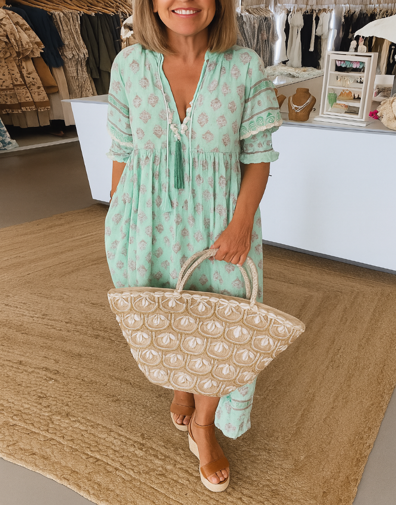 Abito Midi Donna | Design Boho & Eleganza Estiva