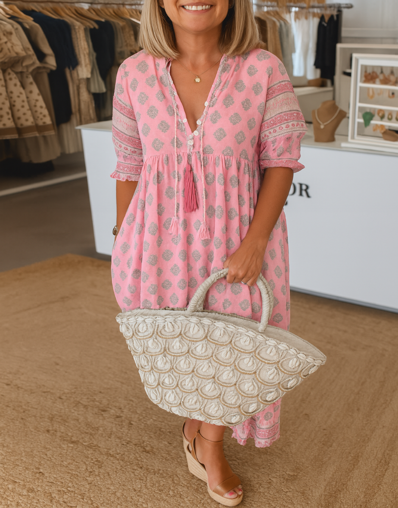 Abito Midi Donna | Design Boho & Eleganza Estiva