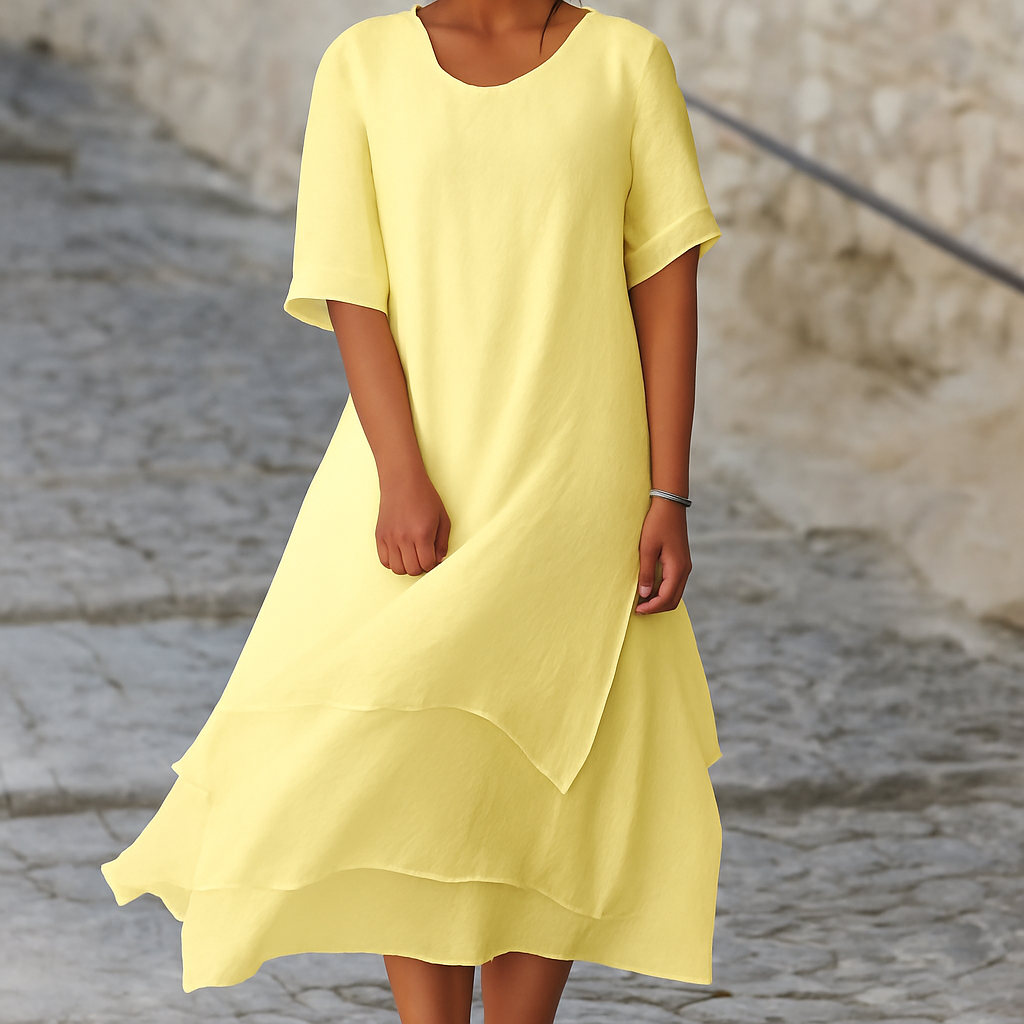 Abito Midi Donna | Design a Strati & Stile Elegante