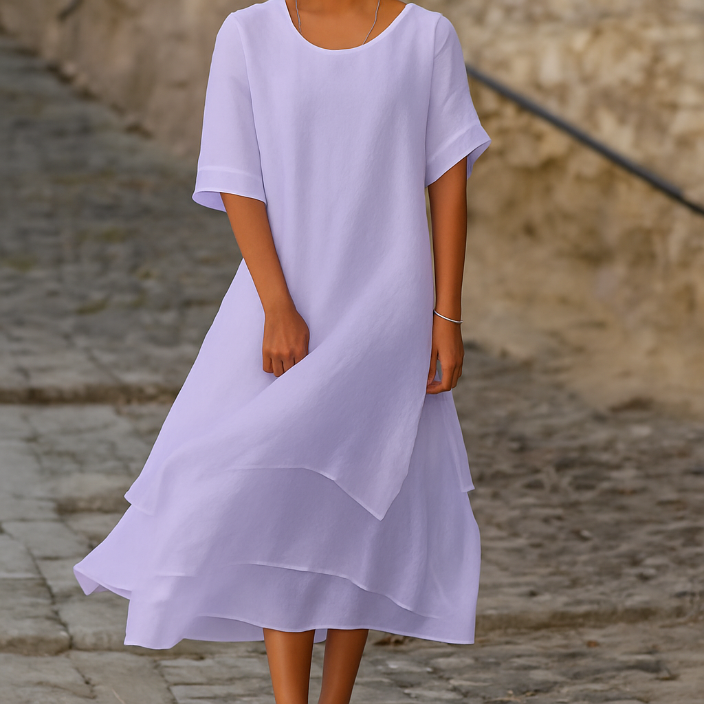 Abito Midi Donna | Design a Strati & Stile Elegante