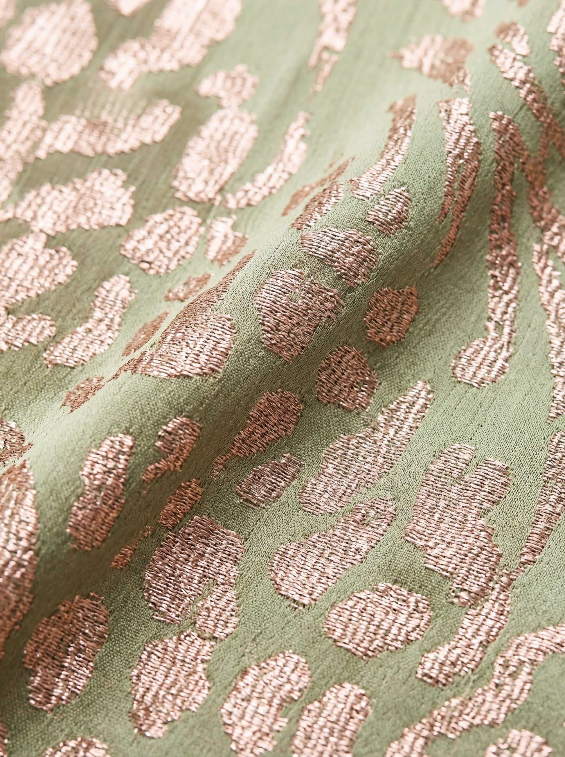 Abito Midi Donna | Nodo Twist & Stampa Metallica Animalier